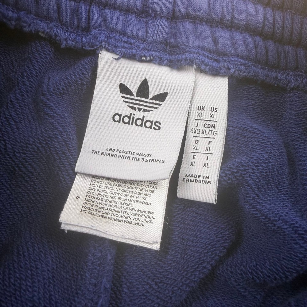 Adidas Adicolor Shattered Trefoil Sweatpants XL Men Zipped Pockets Swirling Logo - Picture 4 of 6